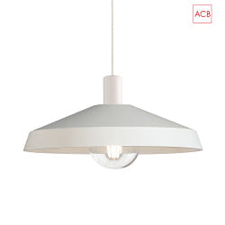 pendant luminaire EVELYN 3906/45 E27 IP20, white