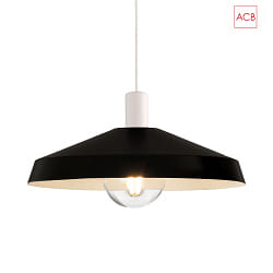 pendant luminaire EVELYN 3906/45 E27 IP20, black