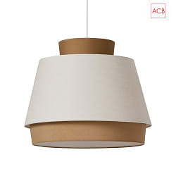 Luminaire  suspension ASPEN 3916/60 E27 IP20, lin, couleur sable, blanche