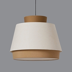 pendant luminaire ASPEN 60 E27 IP20, sand coloured 