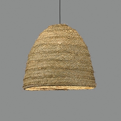 Luci a sospesione MOYANA E27 IP20, colore naturale 
