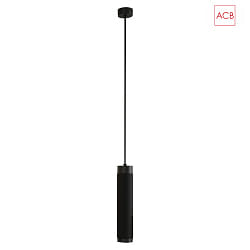 LED Pendelleuchte LUX 3989, LED COB, 13W, 3000K, 1240lm, IP20, schwarz/schwarz