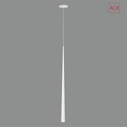 LED pendant luminaire BENDIS 3562, recessed version, 5W 3000K 600lm, white