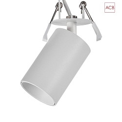Recessed ceiling spot ZOOM 3764/9, GU10 max. 10W (LED), adjustable, white