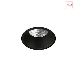 recessed luminaire KIDAL 3771/10 IP44, black 13W 1160lm 2700K 38 38