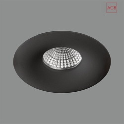 Luminaire de plafond ANTENA 3788/10 GU10 IP20, noir  gradable