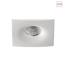 Einbaustrahler DORO 3789/10 mit Trichterblende, GU10 max. 10W (LED), Wei