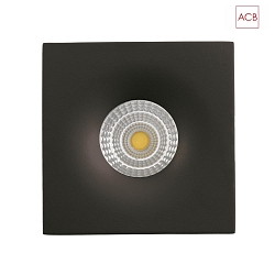 Einbaustrahler DORO 3789/10 mit Trichterblende, GU10 max. 10W (LED), Schwarz