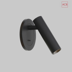 Lampada da incasso a parete ATRIA IP20, Nero 
