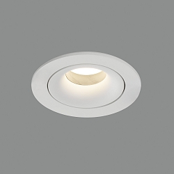Apparecchio da incasso a soffitto MUSCA 1-Lampadina, rotondo GU10 IP20, Bianco 