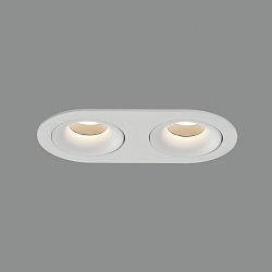 Apparecchio da incasso a soffitto MUSCA 2-Lampadine GU10 IP20, Bianco 