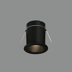 Apparecchio da incasso a soffitto DOT IP20, Nero 