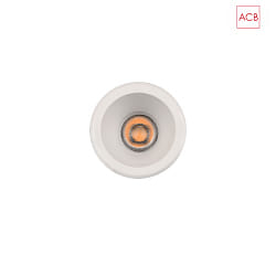 Downlight MOVE 3984/6 rotondo IP44/IP20, bianco