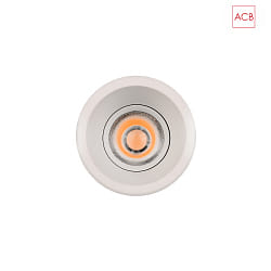 downlight MOVE 3984/8 round IP44/IP20, white