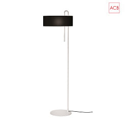 Lampadaire CLIP 8178 avec interrupteur E27 IP20, blanche