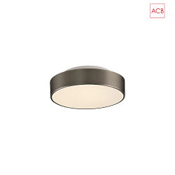 ceiling luminaire DINS 395/26 IP44, nickel matt