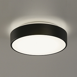 Plafoniera DINS 32 E27 IP44, Nero 