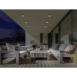 Deckenleuchte ANIA, 1 x 6W LED, 495lm, 3000K, IP65, IK06, anthrazit