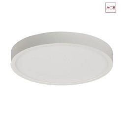 LED Deckenleuchte KORE 3435/28, UGR<19, Ø 28cm, extra flach, weiß, 18W 4000K 1930lm