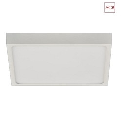 LED Deckenleuchte ROKU 3436/19, extra flach, 19 x 19cm, wei, 18W 3000K 1450lm 90