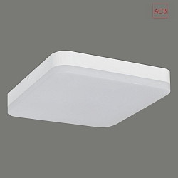 outdoor ceiling luminaire SQUARE SENSOR with sensor IP54, white 