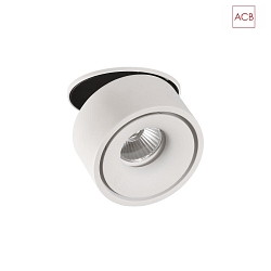 LED Einbau-Spot APEX 3538/10, COB 13W 3000K 891lm, schwenkbar, On-Off, wei