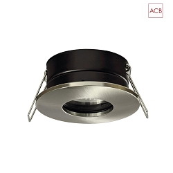 Outdoor Recessed luminaire 3554/8, IP54, GU10 max. 10W (LED), nickel satin