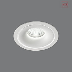 Recessed ceiling spot APEX 3688/10, GU10 max. 10W, adjustable, white