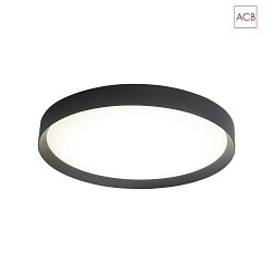LED Deckenleuchte MINSK 3758/40,  40cm, 22W 3000K 1679lm, Schwarz