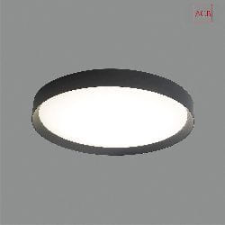 Plafoniera MINSK 3758/60 controllabile via Bluetooth, UGR < 19 IP20, nero dimmerabile