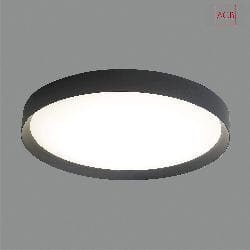 Plafoniera MINSK 3758/60 controllabile via Bluetooth, UGR < 19 IP20, nero dimmerabile