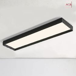 Plafoniera MUNICH 3759/120 controllabile via Bluetooth, UGR < 19 IP20, nero dimmerabile