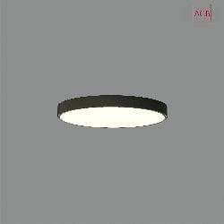 Plafoniera LONDON 3760/60 controllabile via Bluetooth, UGR < 19 IP20, nero dimmerabile
