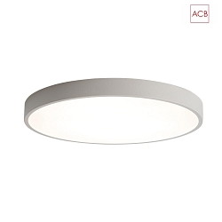 LED ceiling luminaire LONDON 3760/60, UGR<19,  80cm, 72W 3000K 5497lm, On-Off, white