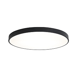 LED Deckenleuchte LONDON 3760/60, UGR<19,  80cm, 72W 4000K 5497lm, DALI/Push dimmbar, schwarz