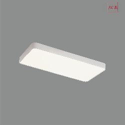 LED Flchen-Deckenleuchte TURIN 3761/90, eckig, 90 x 30cm, CASAMBI dimmbar, Strukturwei, 36W 4000K 2748lm