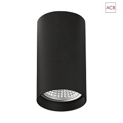 Aufbau-Downlight ZOOM 3764/10, GU10 max. 10W (LED), Schwarz