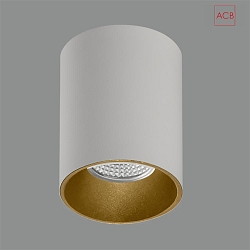 Surface mounted Spot SOUL 3792/8, GU10 max. 10W (LED), white / gold satin