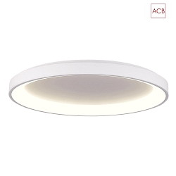 LED ceiling luminaire GRACE 3848/78,  78cm, extra flat, 80W 3000K 6800lm, white
