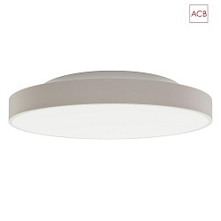 LED ceiling luminaire LISBOA 3851/80,  80cm, direct-indirect, 80+12W 3000K 732+915lm, white