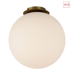 Plafoniera PARMA 3946/30 IP E27 IP44, opaco, opale, oro antico