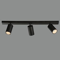 Apparecchio da incasso a soffitto MODRIAN 3-Lampadine, angolare GU10 IP20, Nero 