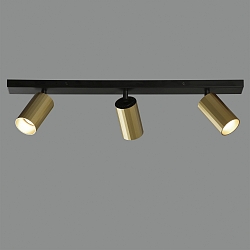 Apparecchio da incasso a soffitto MODRIAN 3-Lampadine, angolare GU10 IP20, Oro 