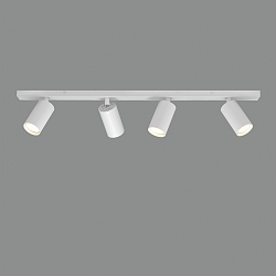 Apparecchio da incasso a soffitto MODRIAN 4-Lampadine, angolare GU10 IP20, Bianco 
