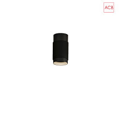 Luminaire de plafond LUX 3989/6 IP20, noir, noir brillant