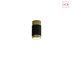 Luminaire de plafond LUX 3989/6 IP20, or, noir brillant