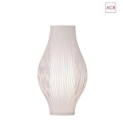 Lampada da tavolo MIRTA 3054/50 con interruttore E27 IP20, Opale, Bianco dimmerabile
