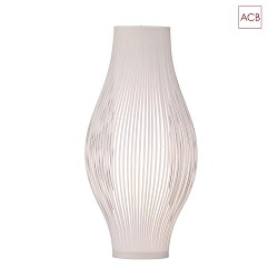 Lampada da tavolo MIRTA 3054/70 con interruttore E27 IP20, Opale, Bianco dimmerabile
