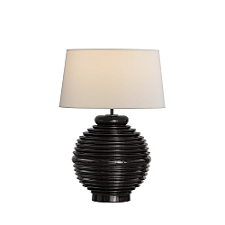 Lampe de table TARIFA 8215 E27 IP20, noir brillant