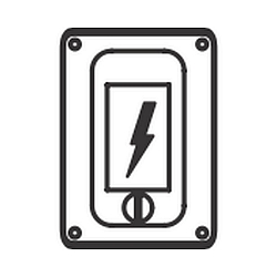 Cornice di montaggio per luci NO 4405 /-07 /-09 con coperchio, Grigio